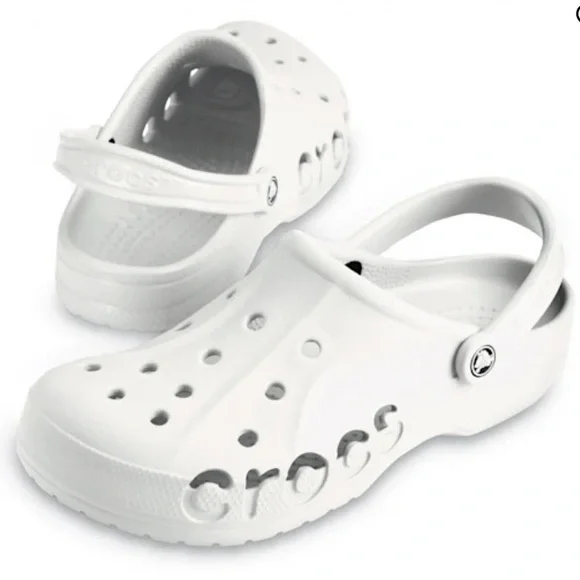 CROCS HTF BAYA CLOGS BRIGHT WHITE New with Tags Women’s 10/Men’s 8 - Picture 6 of 11